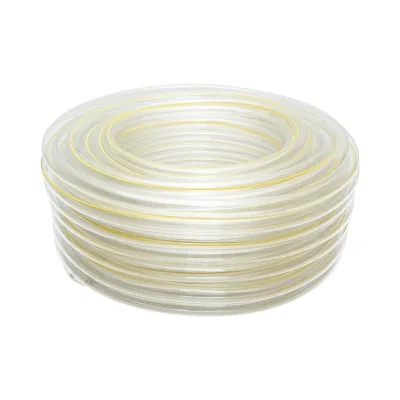 Tubo da giardino in PVC trasparente 3/4 pollice (19 mm), PN 1 bar, 50 m/rotolo