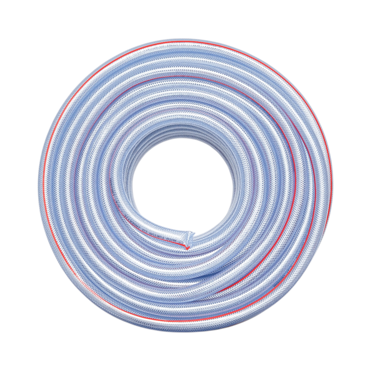 Tubo da giardino in PVC trasparente 3/4 pollici (19 mm), PN6 bar, 19x25 mm con inserto tessile intrecciato 50 m/rotolo USO INTENSIVO - immagine 2
