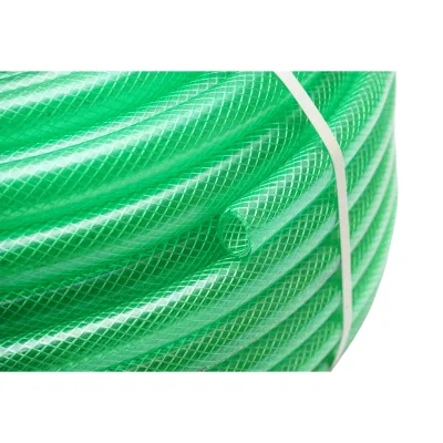Tubo da giardino in PVC trasparente da 19 mm (3/4 pollici) con inserto tessile intrecciato, rotolo da 50 m Breckner Germany - immagine 3