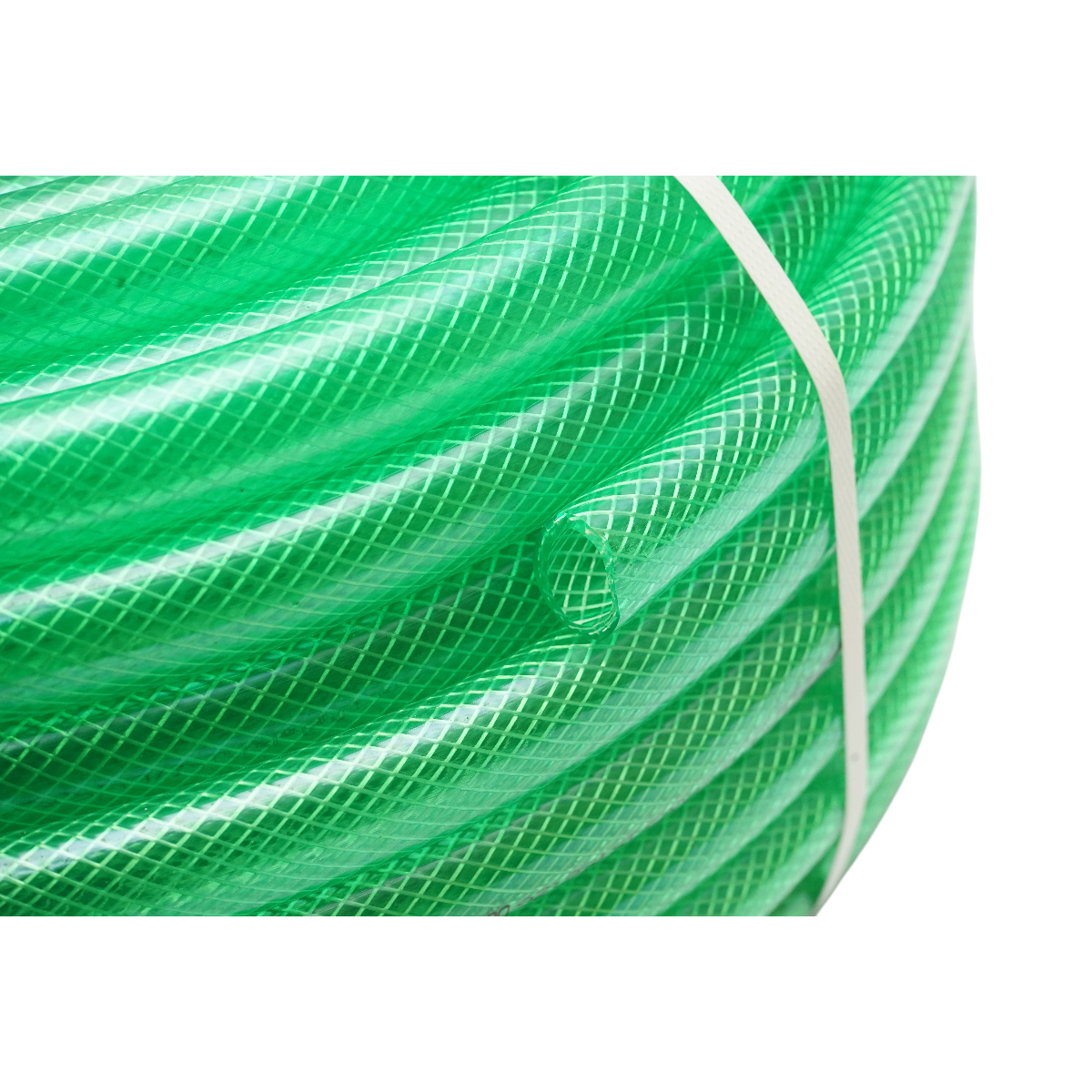 Tubo da giardino in PVC trasparente da 19 mm (3/4 pollici) con inserto tessile intrecciato, rotolo da 50 m Breckner Germany - immagine 3