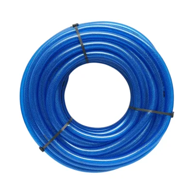 Tubo da giardino in PVC trasparente da 25 mm (1 pollice) con inserto tessile intrecciato, rotolo da 50 m Breckner Germany - immagine 2