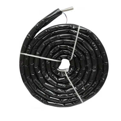 Tubo doppio in acciaio inox DN16-3/4 corrugato, flessibile, isolato, lungo 10 m, con cavo per sonda di temperatura, per impianti solari residenziali. - immagine 3