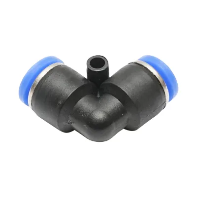 Tubo flessibile a gomito con attacco rapido fi 6mm - plastica - immagine 3