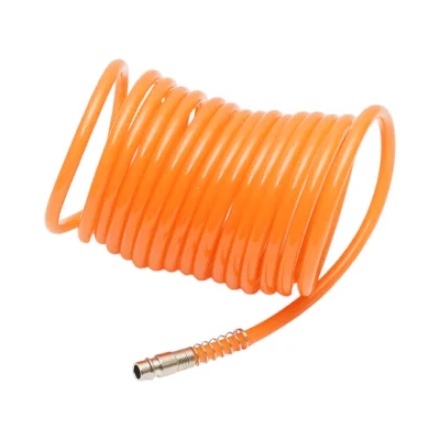 Tubo flessibile a spirale per aria compressa, 5 m, Ø 5 mm, attacco rapido 1/4 - immagine 3