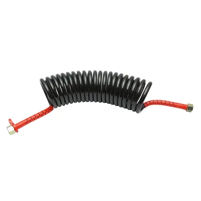 Tubo flessibile a spirale per camion 5,5 m, estremità gommate nere e rosse 2xM18F - immagine 3