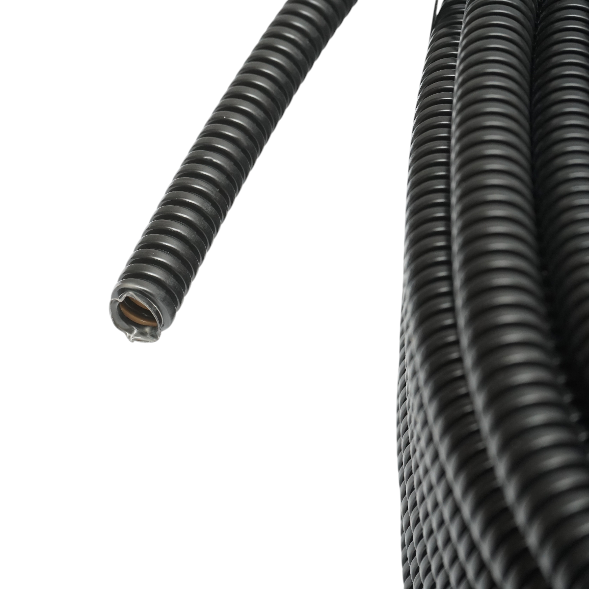 Tubo flessibile copex 16mm Gewiss DX15116R senza cordone, PVC ignifugo, 750N nero 100m/rotolo - immagine 3