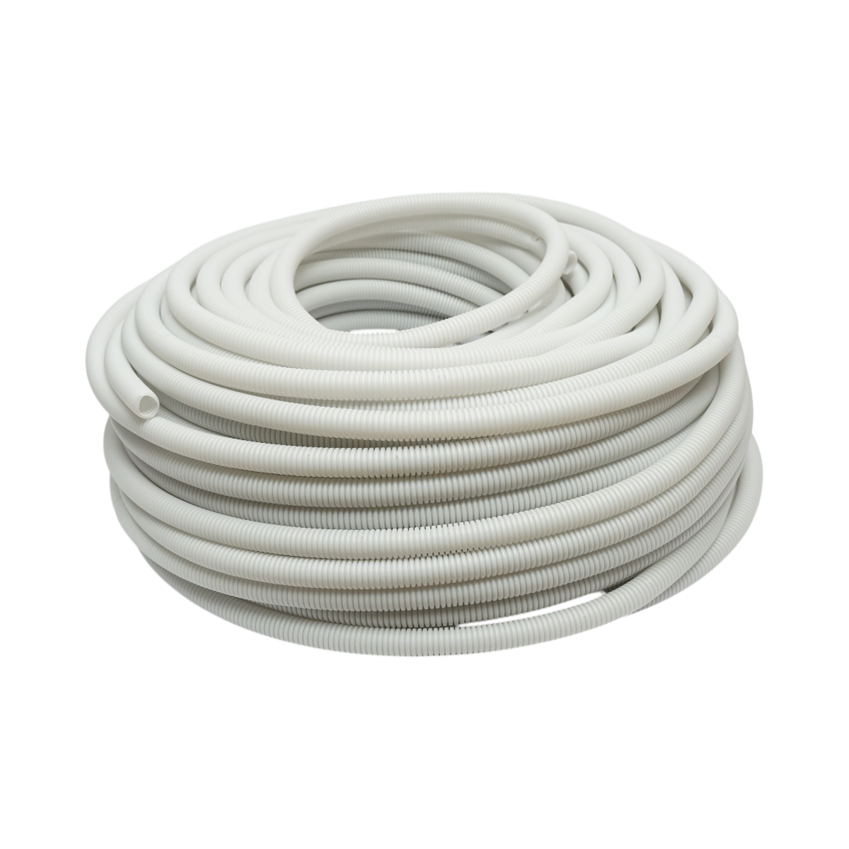 Tubo flessibile Corrugato 20mm Senza Tirafilo, polietilene HDPE 320N grigio 100m/rotolo