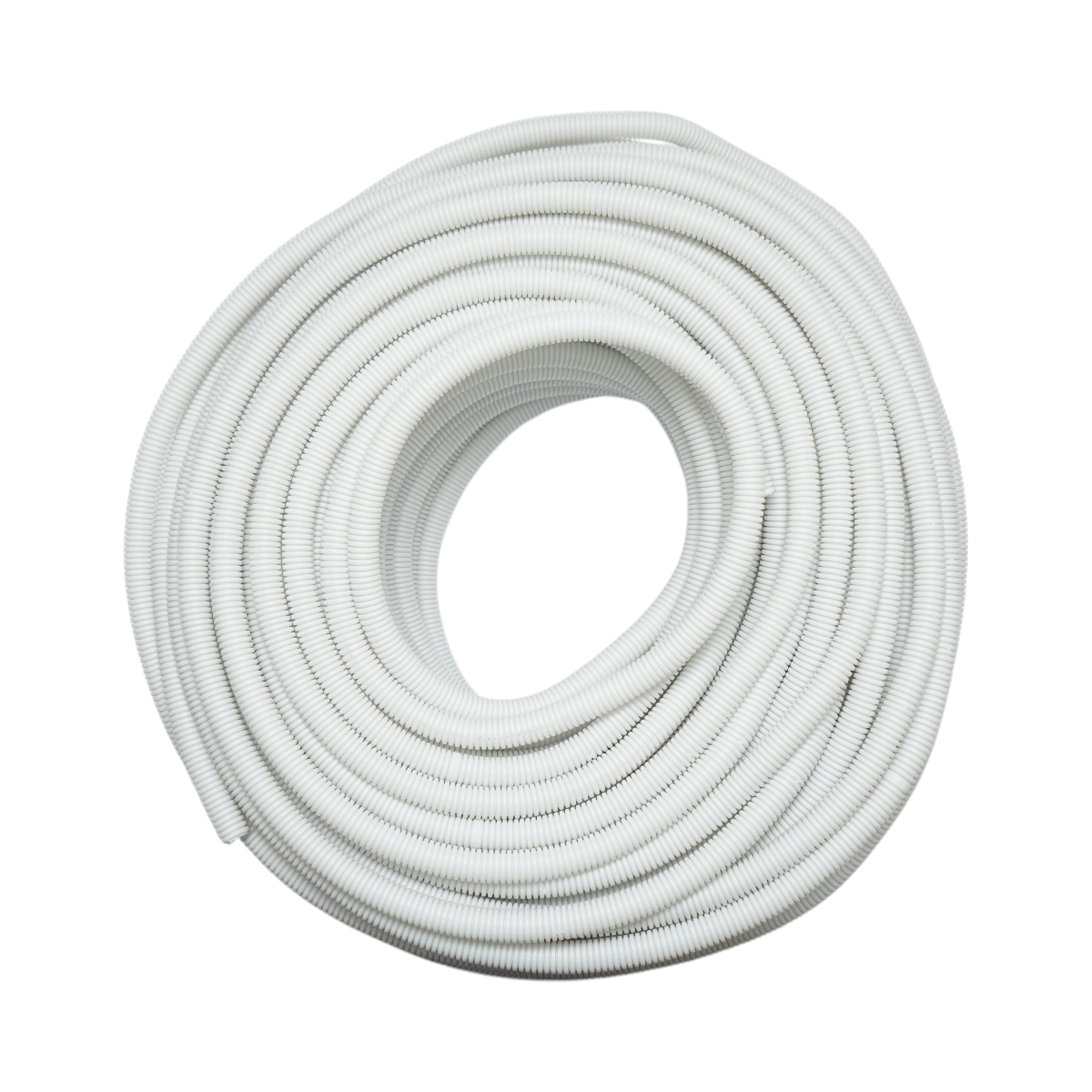 Tubo flessibile Corrugato 20mm Senza Tirafilo, polietilene HDPE 320N grigio 100m/rotolo - immagine 2