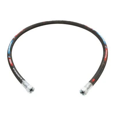 Tubo flessibile di pressione crimpato DN16 2SN - 1800mm Trattore forestale - immagine 2