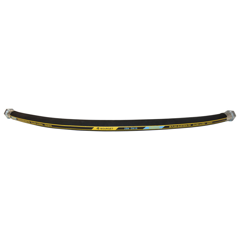 Tubo flessibile di pressione crimpato DN16 2SN - 800mm Trattore forestale - immagine 2