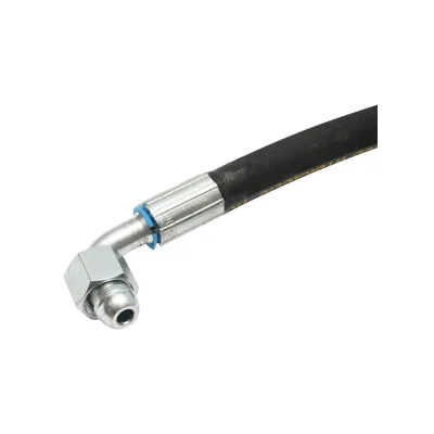 Tubo flessibile di pressione DN10 crimpato con raccordi 1000mm M20x1,5 90 gradi, M20x1,5 Breckner Germany - immagine 3