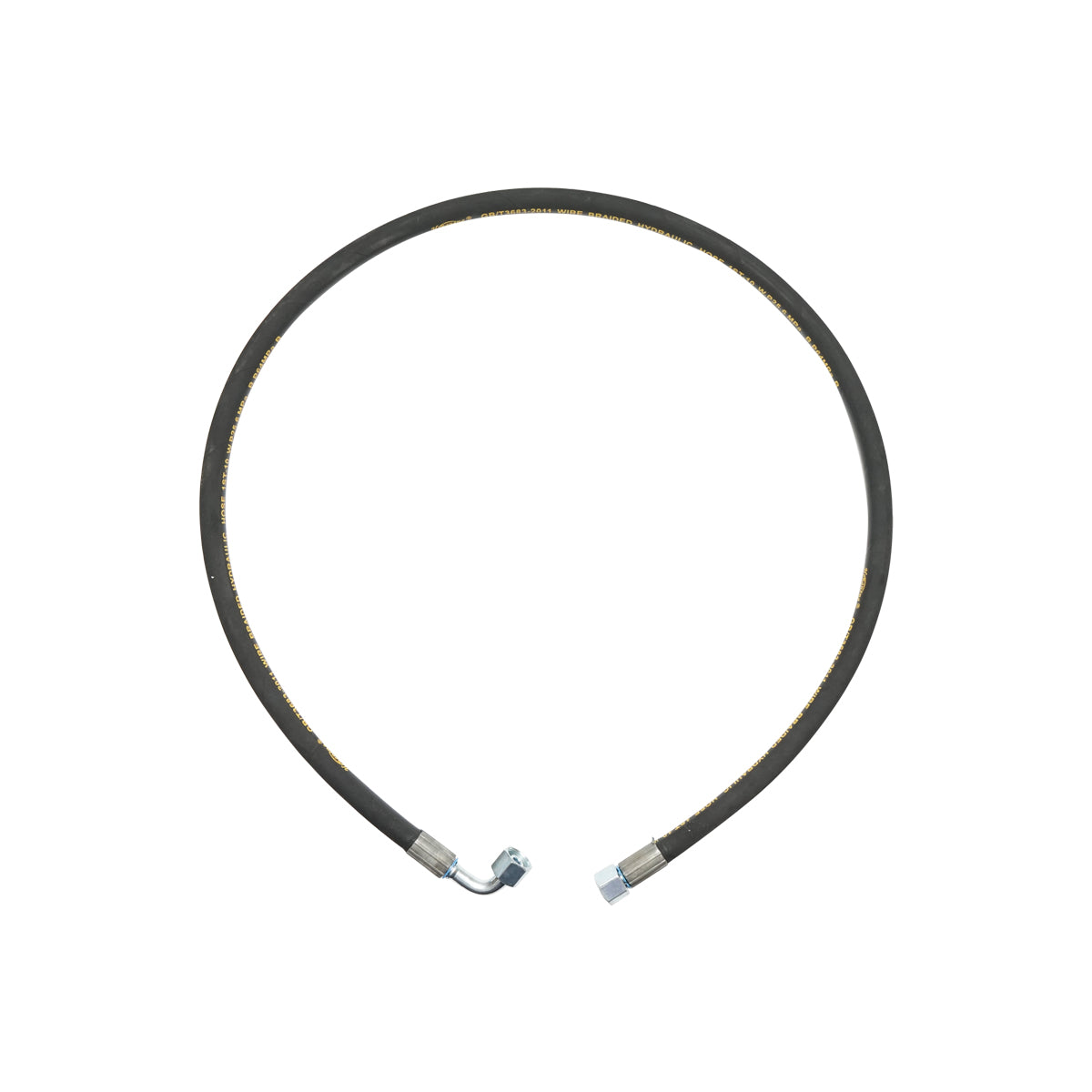 Tubo flessibile di pressione DN10 crimpato con raccordi 1500mm M20x1,5 90 gradi, M20x1,5 Breckner Germany - immagine 2