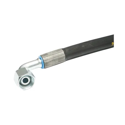 Tubo flessibile di pressione DN10 crimpato con raccordi 1500mm M20x1,5 90 gradi, M20x1,5 Breckner Germany - immagine 3