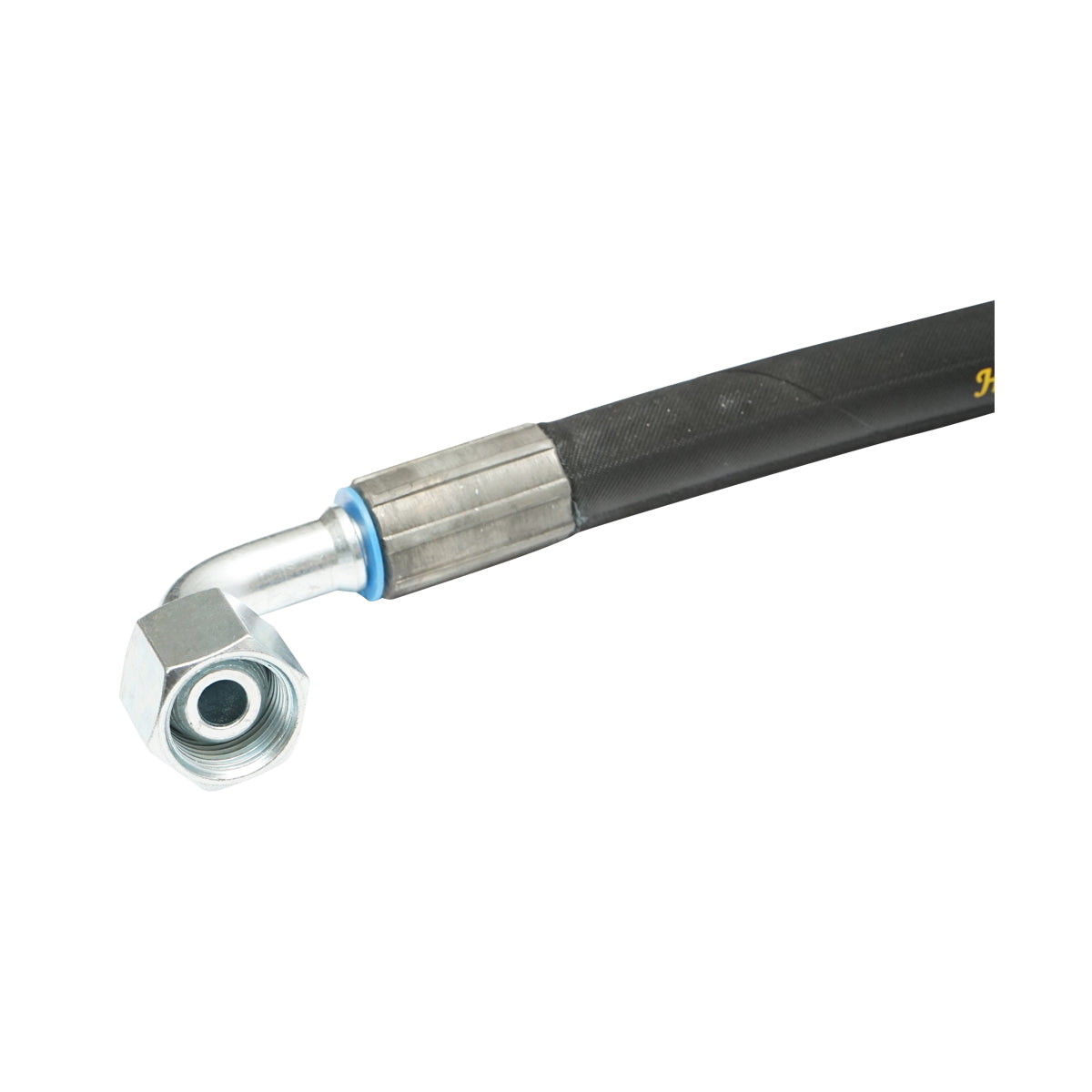 Tubo flessibile di pressione DN10 crimpato con raccordi 1500mm M20x1,5 90 gradi, M20x1,5 Breckner Germany - immagine 3