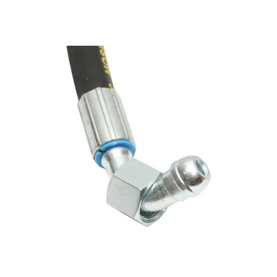 Tubo flessibile di pressione DN10 crimpato con raccordi 2000mm M20x1,5 90 gradi, M20x1,5 Breckner Germany - immagine 4