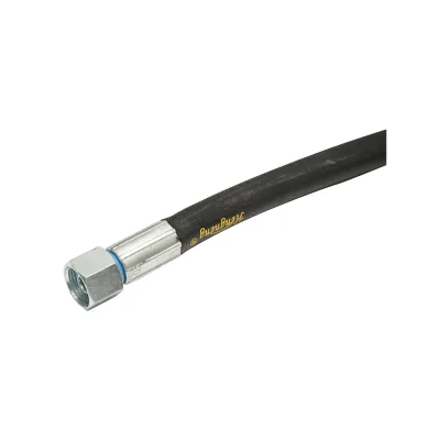 Tubo flessibile di pressione DN10 crimpato con raccordi 2500mm M20xM20 Breckner Germany - immagine 3