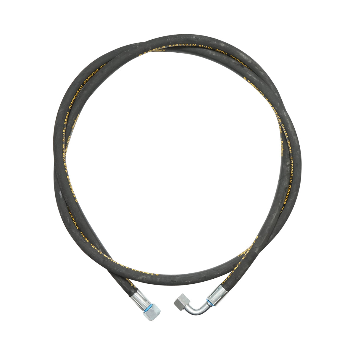 Tubo flessibile di pressione DN10 crimpato con raccordi 2500mm M20xM20 Breckner Germany - immagine 2
