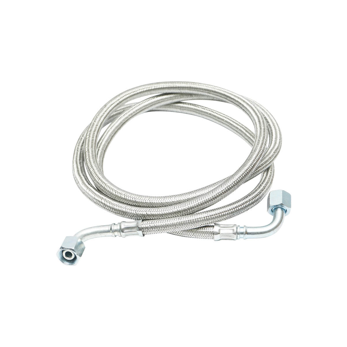 Tubo flessibile idraulico 1800 mm (1740 mm), spessore 11,50 mm per verricello trattore forestale - immagine 2