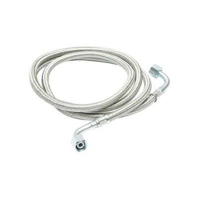 Tubo flessibile idraulico 1800 mm (1740 mm), spessore 11,50 mm per verricello trattore forestale - immagine 3