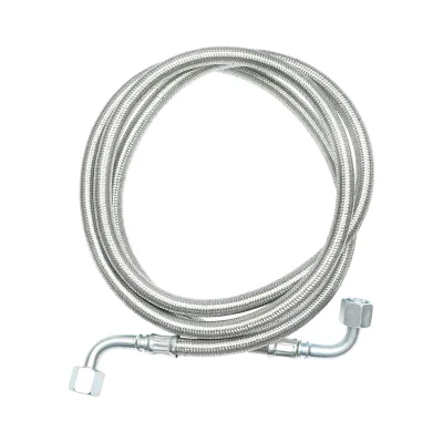 Tubo flessibile idraulico 1800 mm (1740 mm), spessore 11,50 mm per verricello trattore forestale