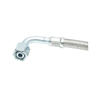 Tubo flessibile idraulico 500 mm (460 mm), spessore 10 mm per verricello trattore forestale - immagine 4
