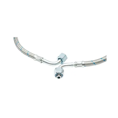 Tubo flessibile idraulico 800mm (750mm), spessore 10mm per verricello trattore forestale - immagine 4