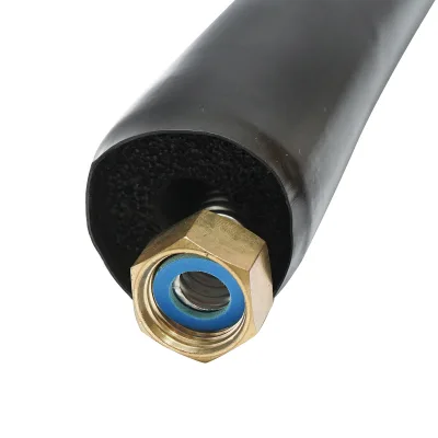 Tubo flessibile in acciaio inox da 500 mm, 1/2" con isolamento in EPDM per pannelli solari - immagine 3