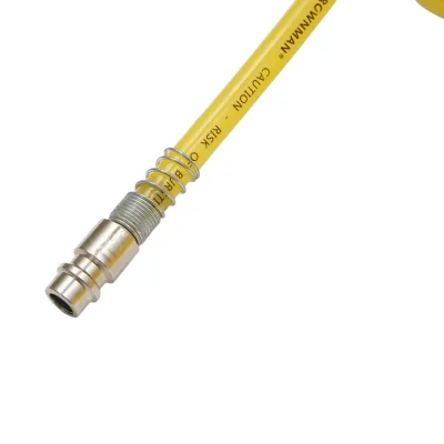Tubo flessibile per aria compressa a spirale 15m, Ø 5mm, attacco rapido 1/4 Crownman - immagine 5