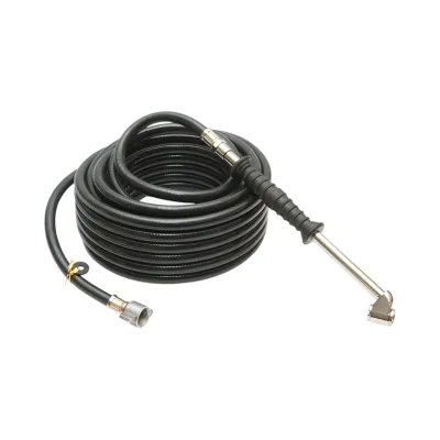 Tubo flessibile per compressore d'aria 12m PVC 6x11mm con connettori per gonfiaggio pneumatici