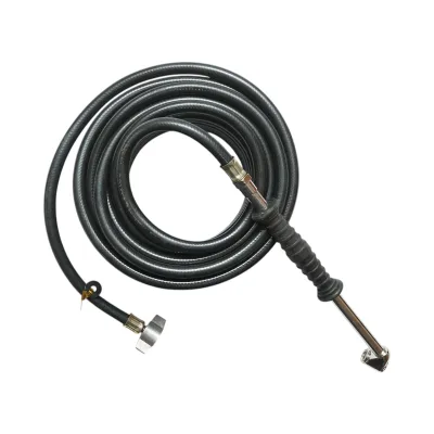 Tubo flessibile per compressore d'aria 12m PVC 6x11mm con connettori per gonfiaggio pneumatici - immagine 2