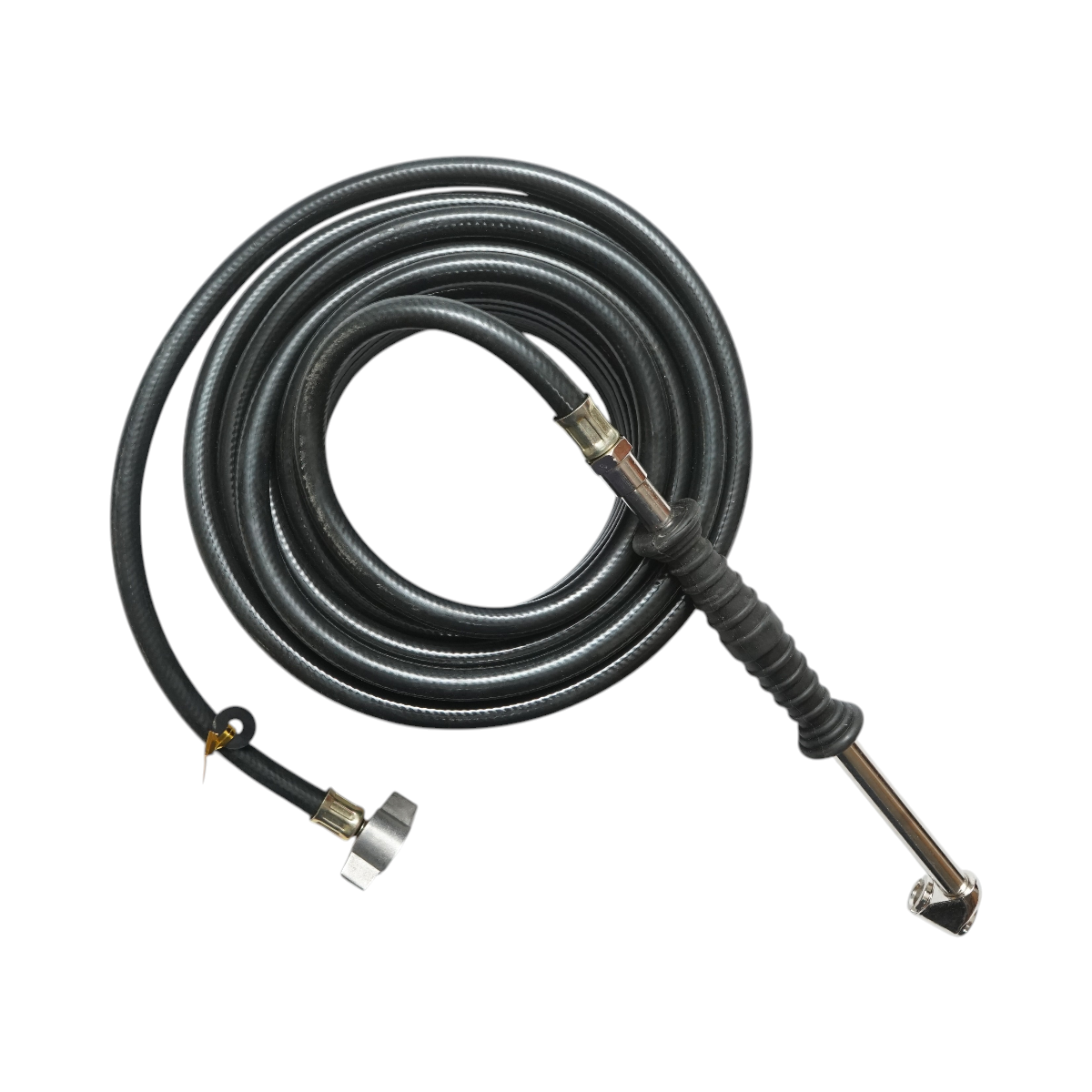 Tubo flessibile per compressore d'aria 12m PVC 6x11mm con connettori per gonfiaggio pneumatici - immagine 2
