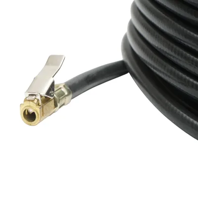 Tubo flessibile per compressore d'aria L = 12 m con raccordi per gonfiaggio pneumatici - immagine 3