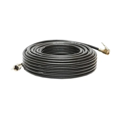 Tubo flessibile per compressore d'aria L = 20 m con raccordi per gonfiaggio pneumatici - immagine 2