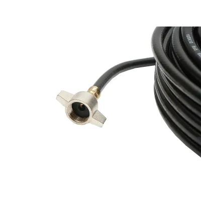 Tubo flessibile per compressore d'aria L = 20 m con raccordi per gonfiaggio pneumatici - immagine 3