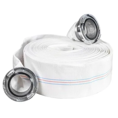 Tubo flessibile per irrigazione/pompaggio in PVC da 3 pollici, lunghezza 20 m, con attacco in alluminio, max 6 bar, tela Breckner Germany
