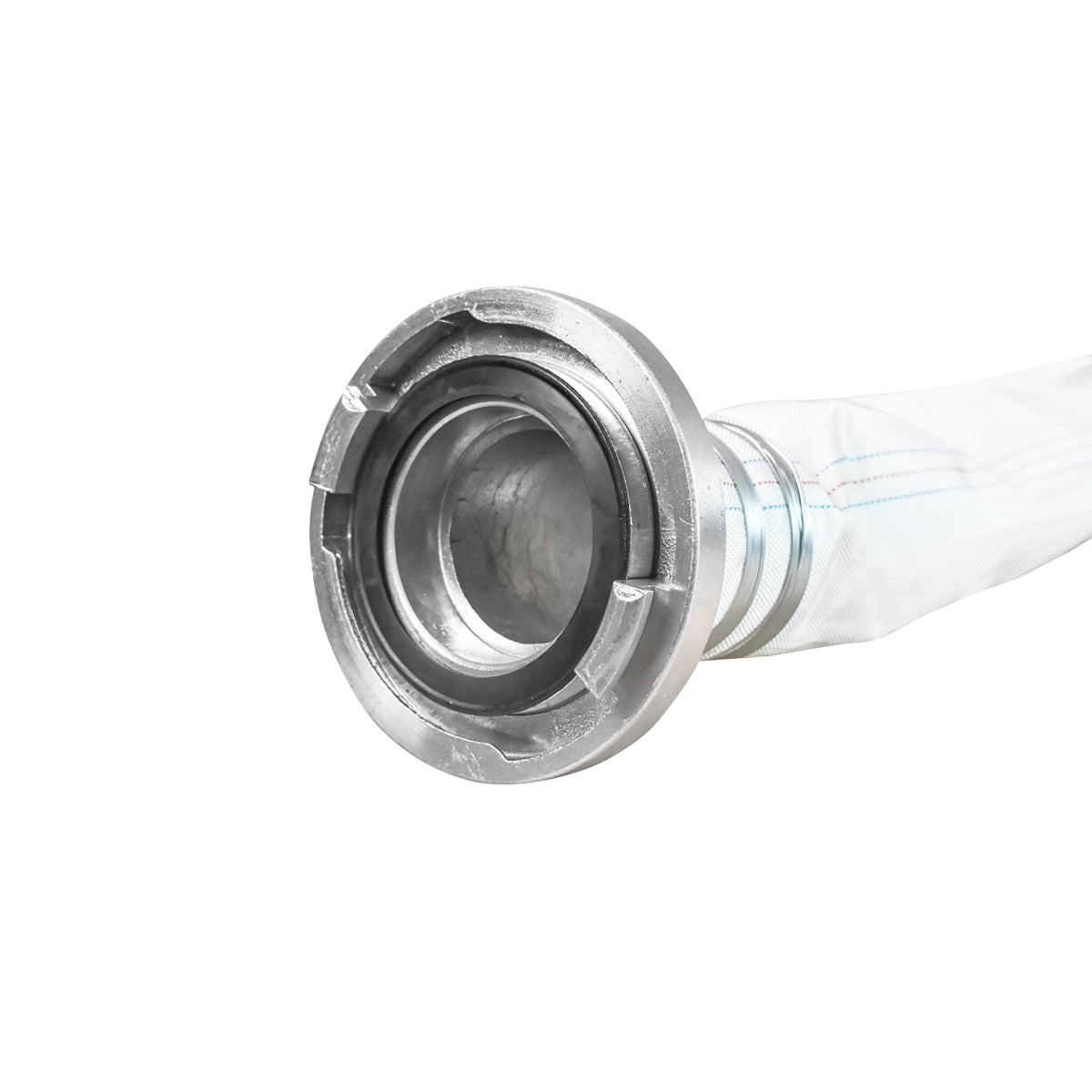Tubo flessibile per irrigazione/pompaggio in PVC di alta qualità da 4 pollici, lunghezza 30 m con connettore in alluminio, max 10 bar, tela Breckner Germany - immagine 2