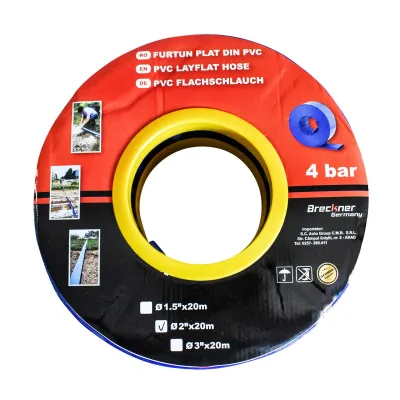Tubo flessibile piatto siliconato per irrigazione in PVC 20 M 2″, Tubo Flessibile Piatto siliconato PVC 20 M 2″, TUBO/MANICHETTA FLESSIBILE 20M 2″, Tubo d’Acqua Piatto Flessibile siliconato PVC - immagine 3