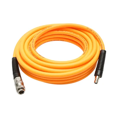 Tubo flessibile professionale per aria compressa in PVC da 10 m e attacco rapido universale Breckner Germany - immagine 3