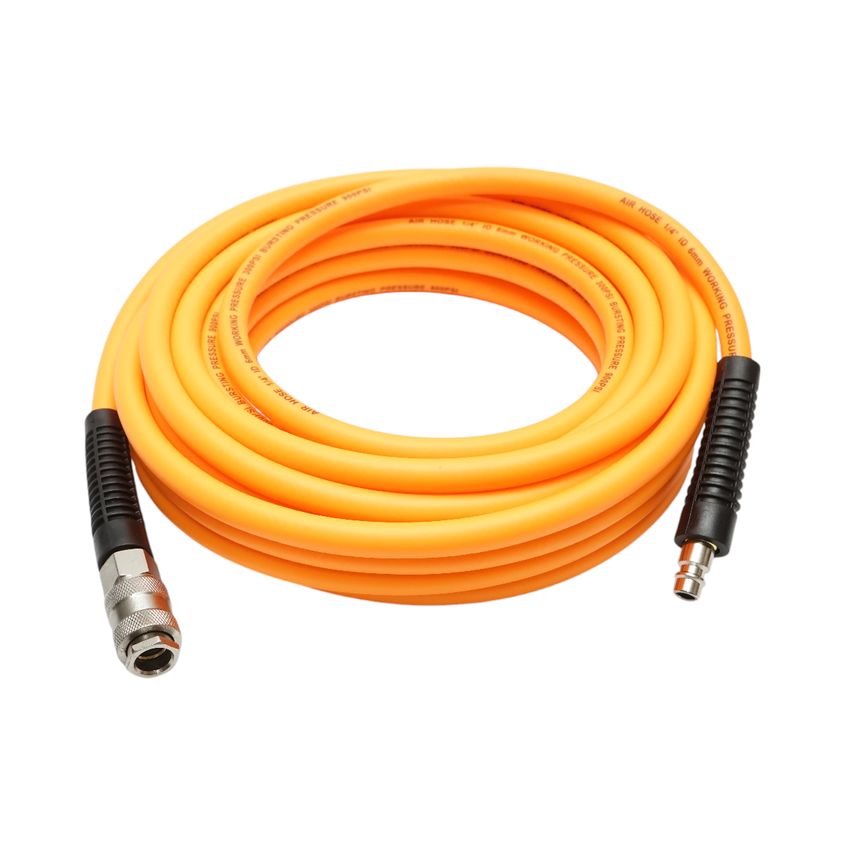 Tubo flessibile professionale per aria compressa in PVC da 10 m e attacco rapido universale Breckner Germany - immagine 3