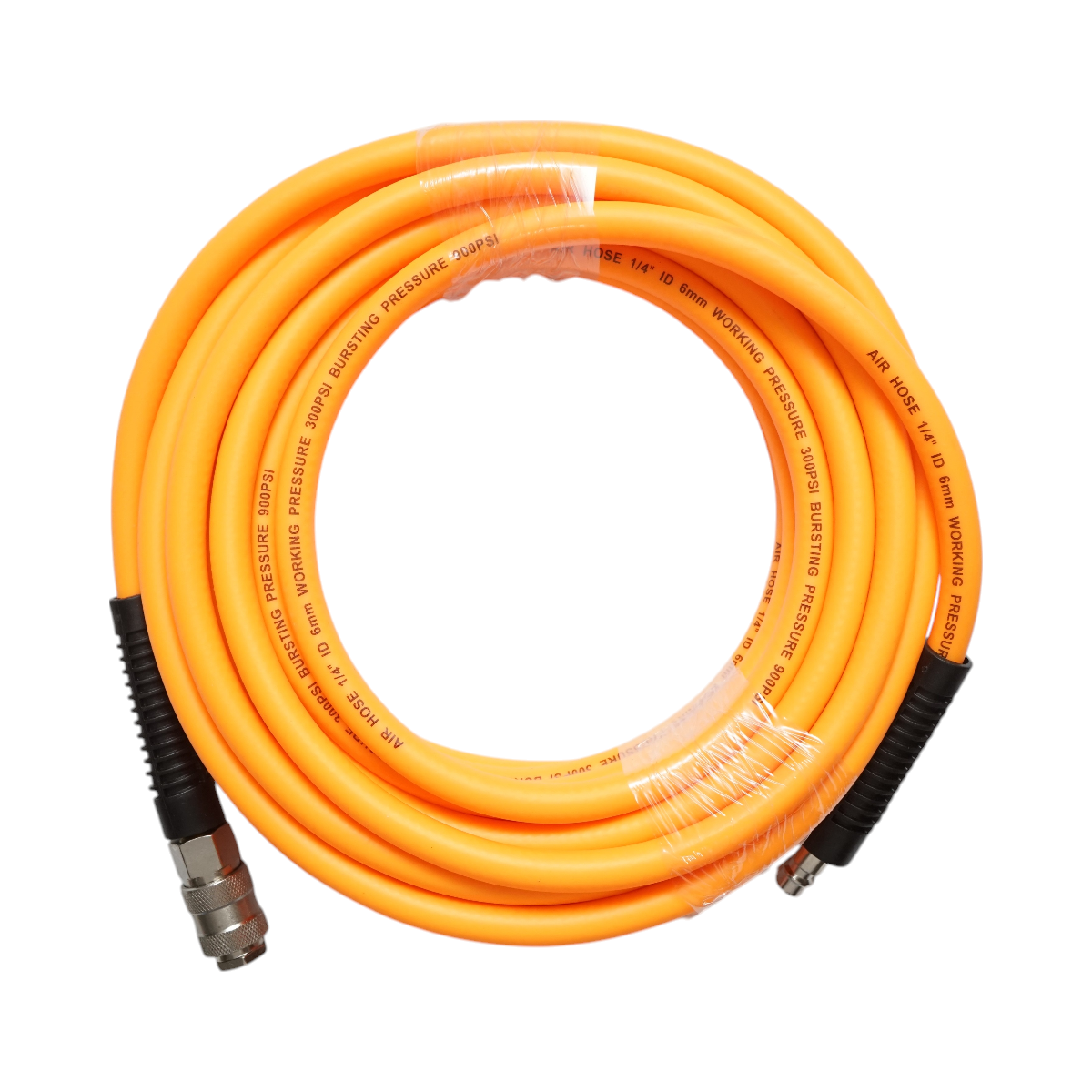 Tubo flessibile professionale per aria compressa in PVC da 10 m e attacco rapido universale Breckner Germany - immagine 2