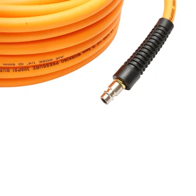 Tubo flessibile professionale per aria compressa in PVC da 15 m e attacco rapido universale Breckner Germany - immagine 6