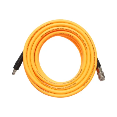 Tubo flessibile professionale per aria compressa in PVC da 7,5 m e attacco rapido universale Breckner Germany - immagine 2
