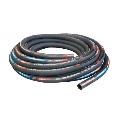 Tubo idraulico 25m con doppio inserto in tessuto DN25 (interno Ø 25 mm / esterno Ø 41 mm) SAE 100 R4 1 - immagine 2