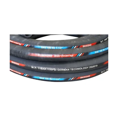Tubo idraulico 25m con doppio inserto tessile DN38 (int. FI38/est. FI55) SAE 100 R4 1-1/2 - immagine 4