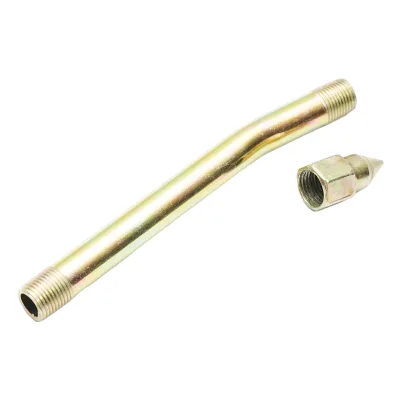 Tubo metallico con riduzione 120 mm per pistola di ingrassaggio - immagine 2