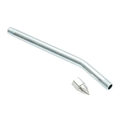 Tubo metallico con riduzione 160 mm per pistola di ingrassaggio - immagine 2