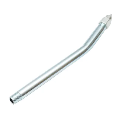 Tubo metallico con riduzione 160 mm per pistola di ingrassaggio - immagine 4