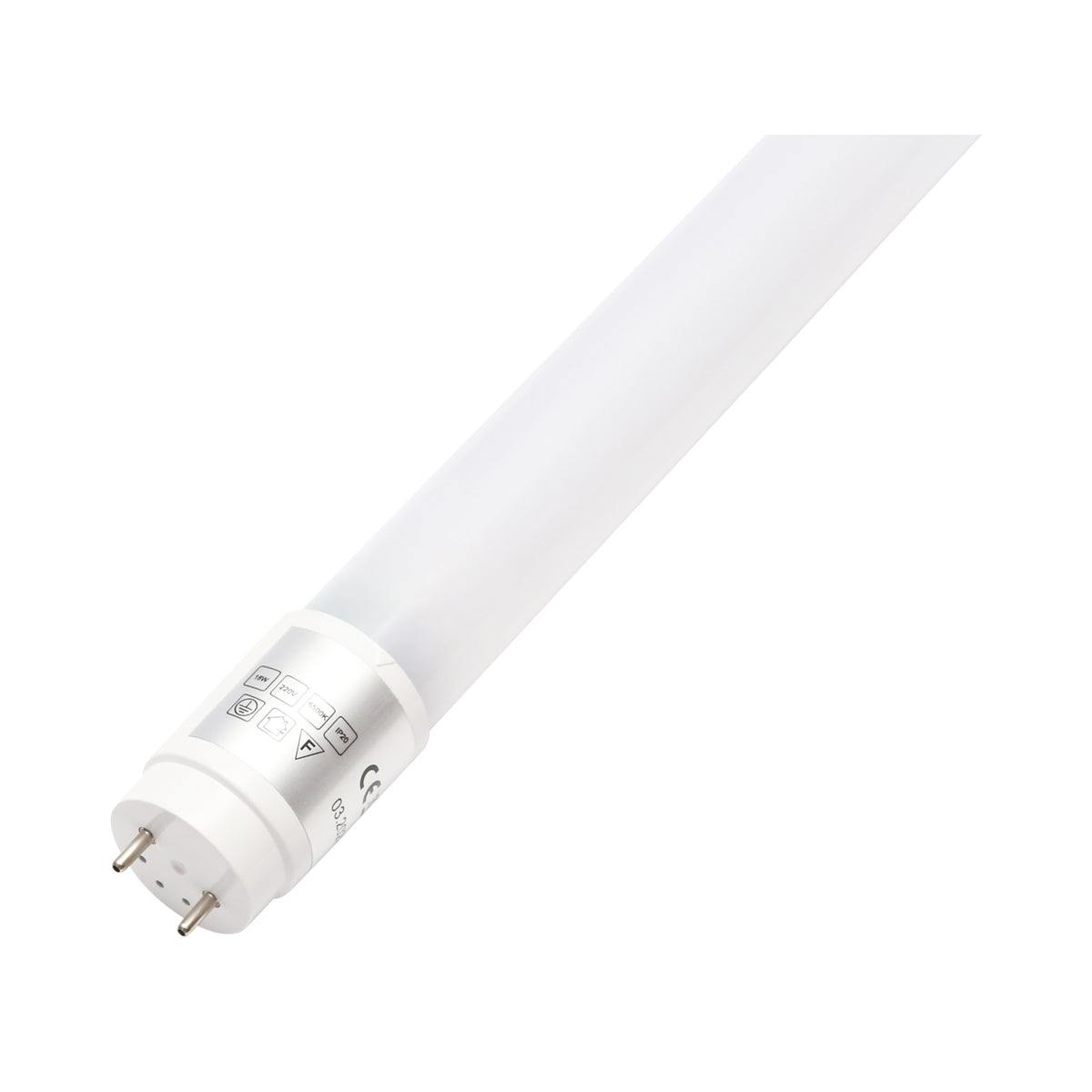 Tubo neon T8 con LED 18W, 220V, IP20, 6500K, 1200mm - immagine 2