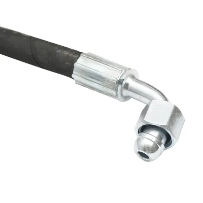 TUBO OLEODINAMICO ALTA PRESSIONE  3400mm 2SN DN10 con raccordo a 90 gradi M20x1,5 e raccordo M20x1,5 - immagine 3