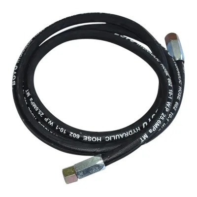 TUBO OLEODINAMICO ALTA PRESSIONE con estremità filettate L = 2700 mm (M20X20) DN10 - immagine 2
